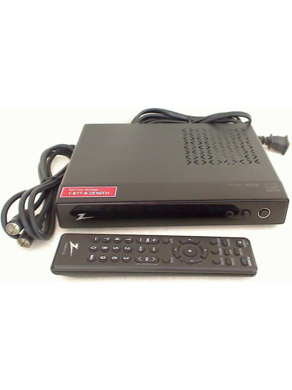 Digital TV Converter Box with Zenith Tuner - HDMI, ATSC, USB, Easy Setup